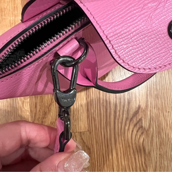 LONGCHAMP Le Pliage Cuir Small Leather Satchel Crossbody bag - Picture 6 of 10